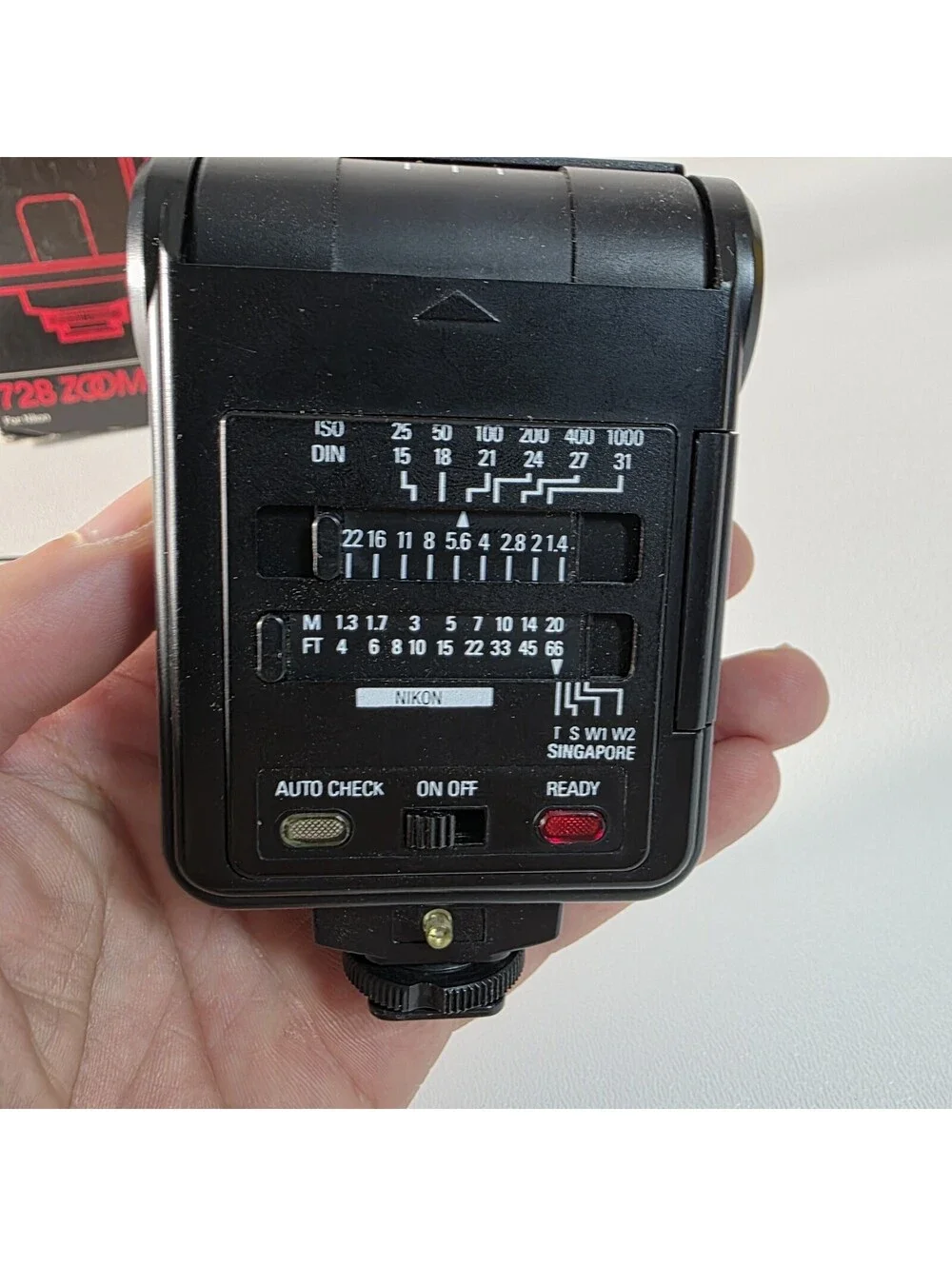 TESTED Vivitar 728AFNi Shoe Mount Autofocus Zoom Flash For Nikon Camera